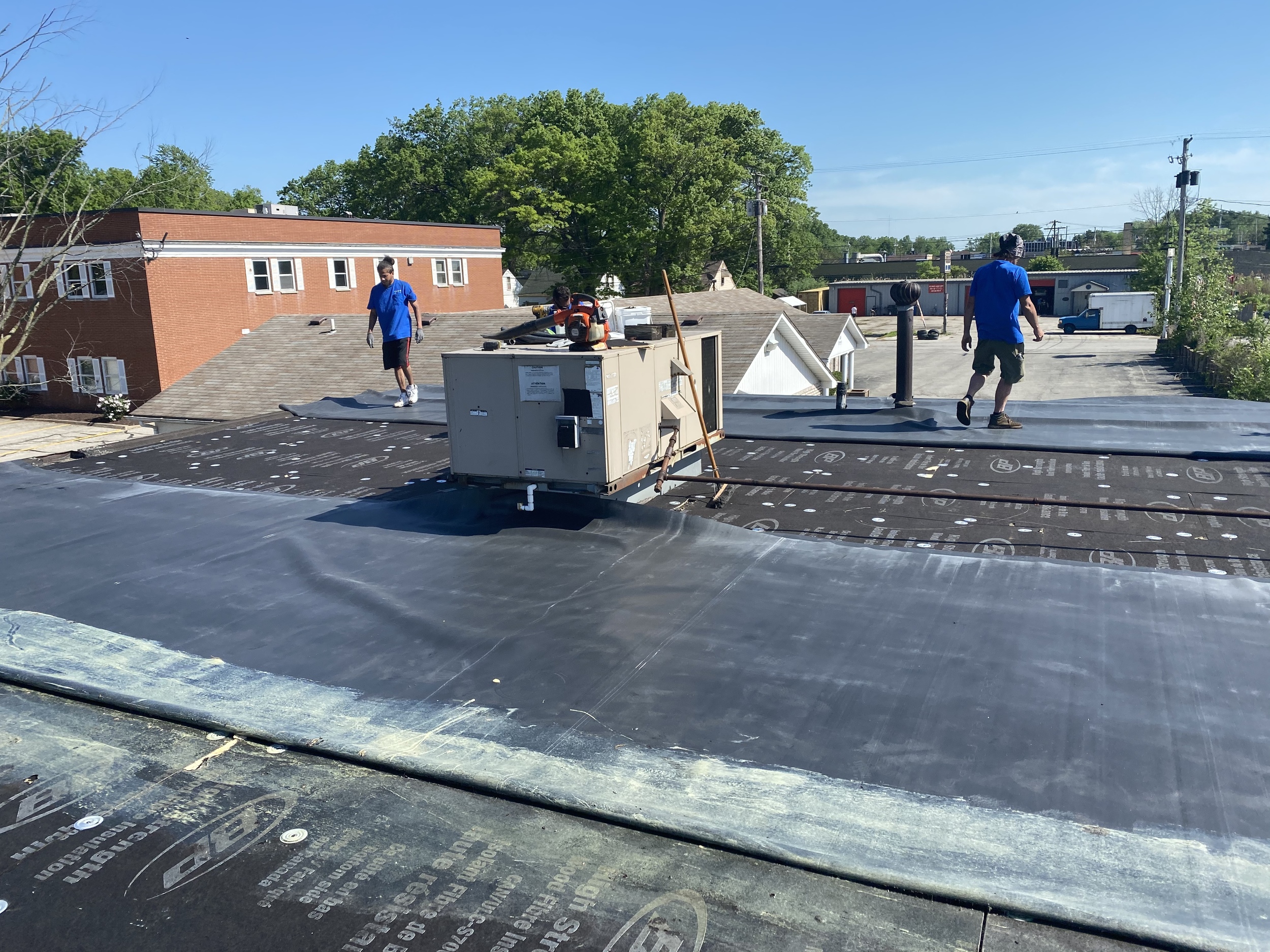 New TPO Roof In Austintown Ohio